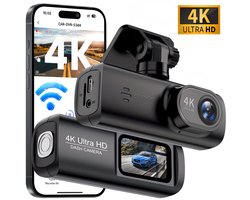 Nince Dashcam Voor Auto van Hoge Kwaliteit - Dashcam Full HD 1080P - Voor en Achter
