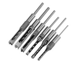GOTOTOP Houtboor Set 6-delig - Vierkante Boor Bit Set voor Houtbewerking, HRC 48-50