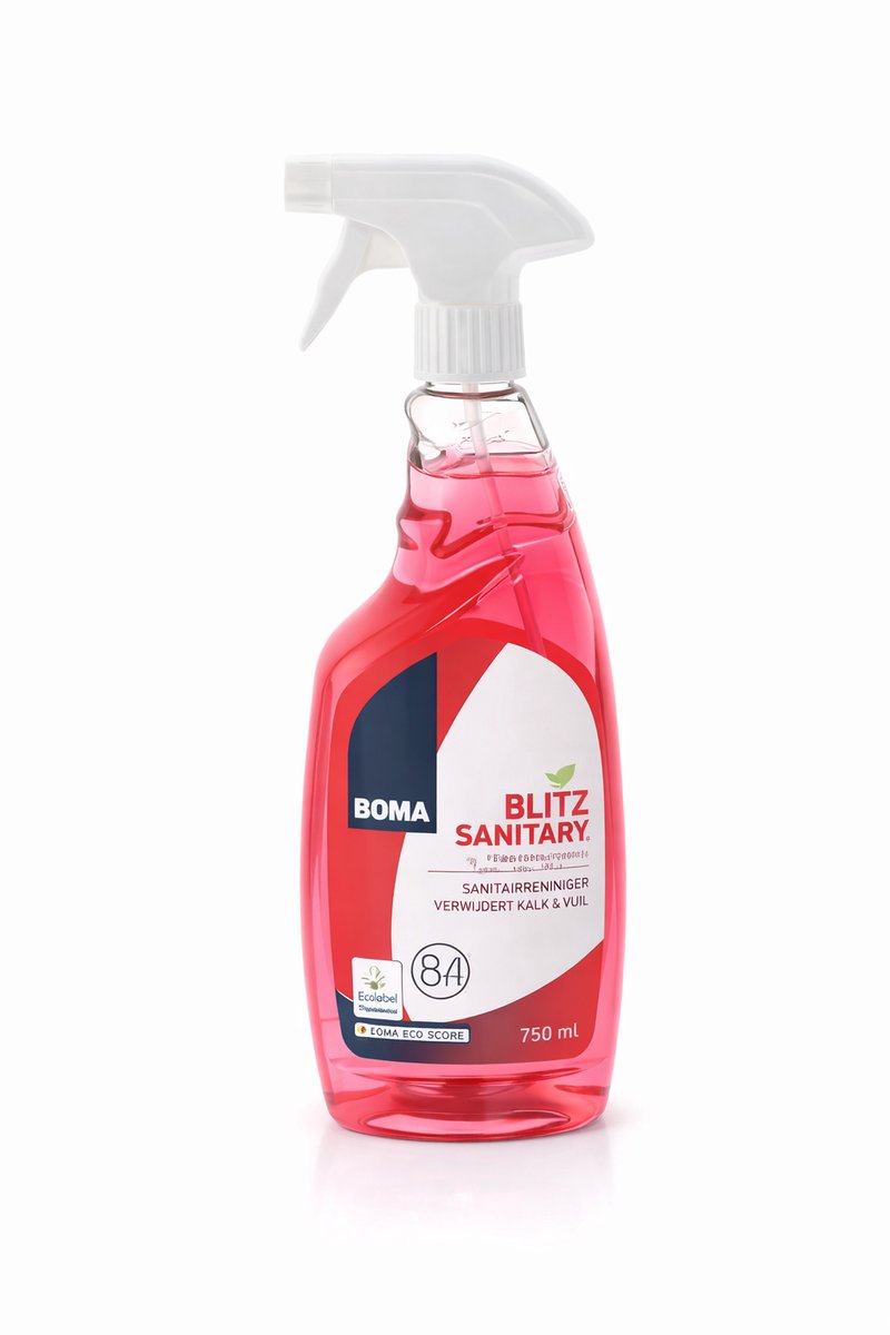 Blitz Sanitary Spray - Sanitairreiniger - 750 ml - Verwijdert Kalk & Vuil - Gebruiksklaar ECO en zeer milieu Vriendelijk