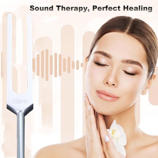 Een stemvork van 528 Hz voor stressvermindering en meditatie. van Merkloos — afbeelding 2