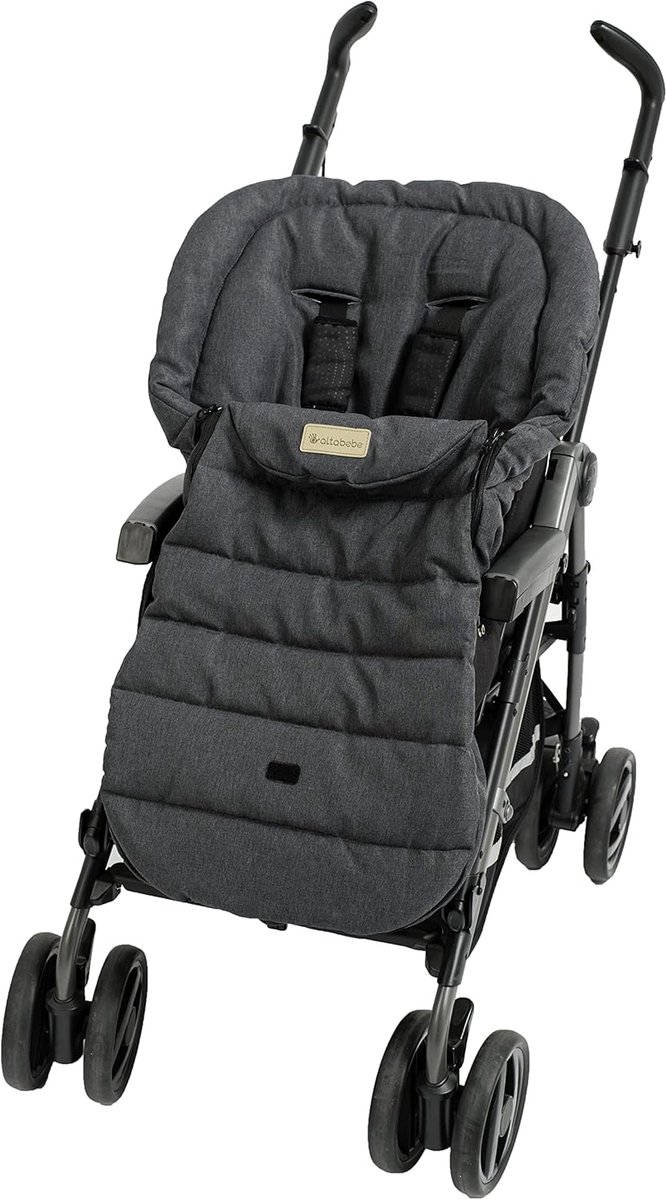 Altabebe AL2450L-30 overgangsvoetenzak Lifeline voor alle gangbare kinderwagens, buggy's en joggers, donkergrijs van Altabebe — afbeelding 3