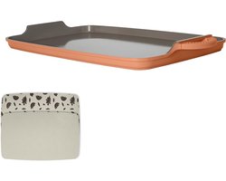 Goodful Een Gegoten Alumunium Grillplaat, Terracotta, Aluminium