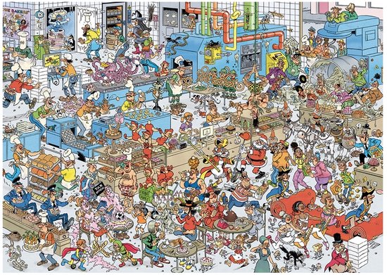 Jan van Haasteren De Bakkerij – Puzzel – 1000 stukjes