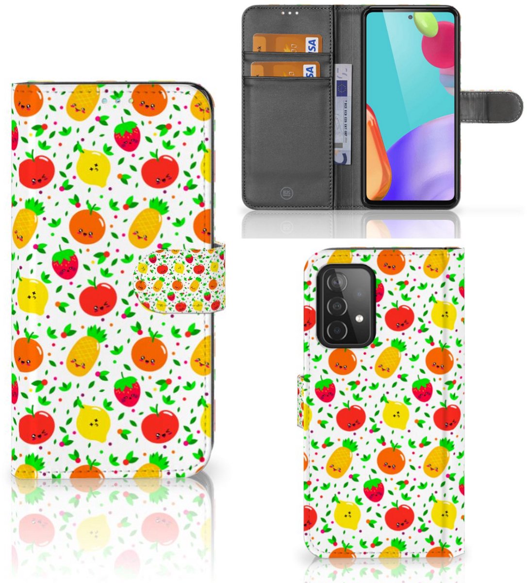 Samsung Galaxy A52 Book Cover Fruits
