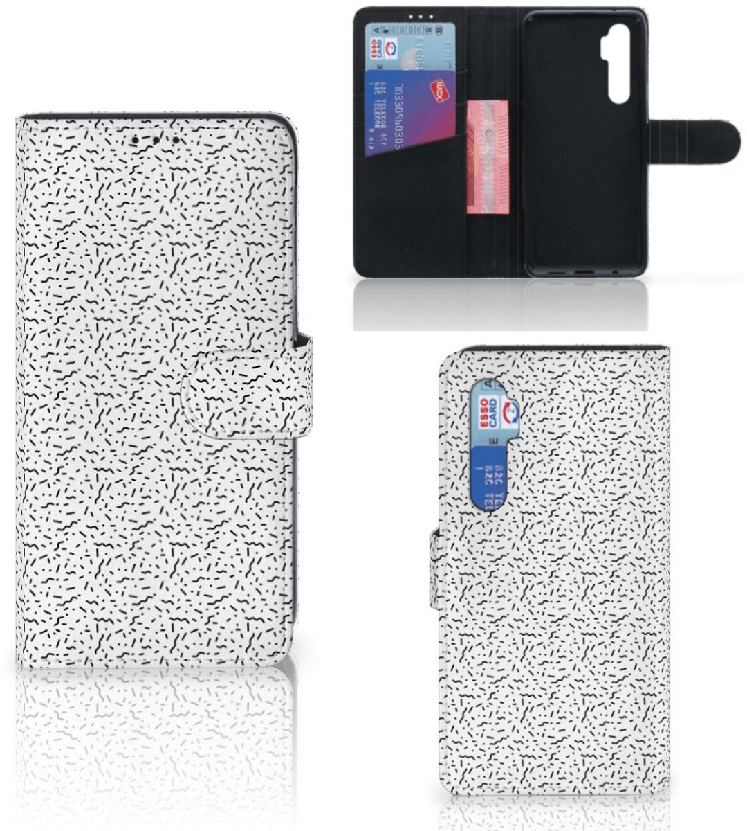 Xiaomi Mi Note 10 Lite Telefoon Hoesje Stripes Dots