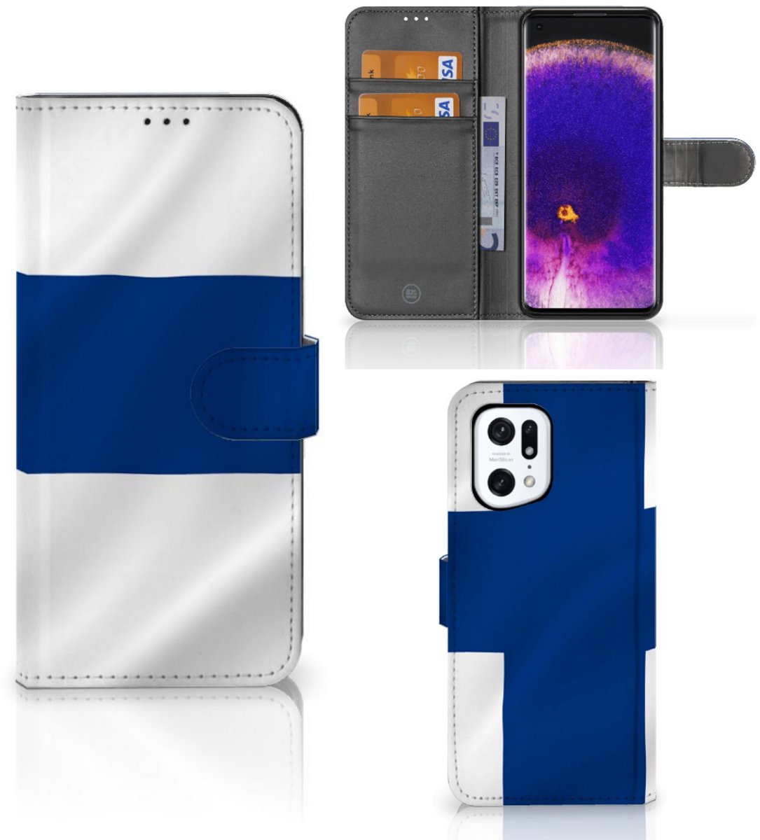 OPPO Find X5 Pro Bookstyle Case Finland