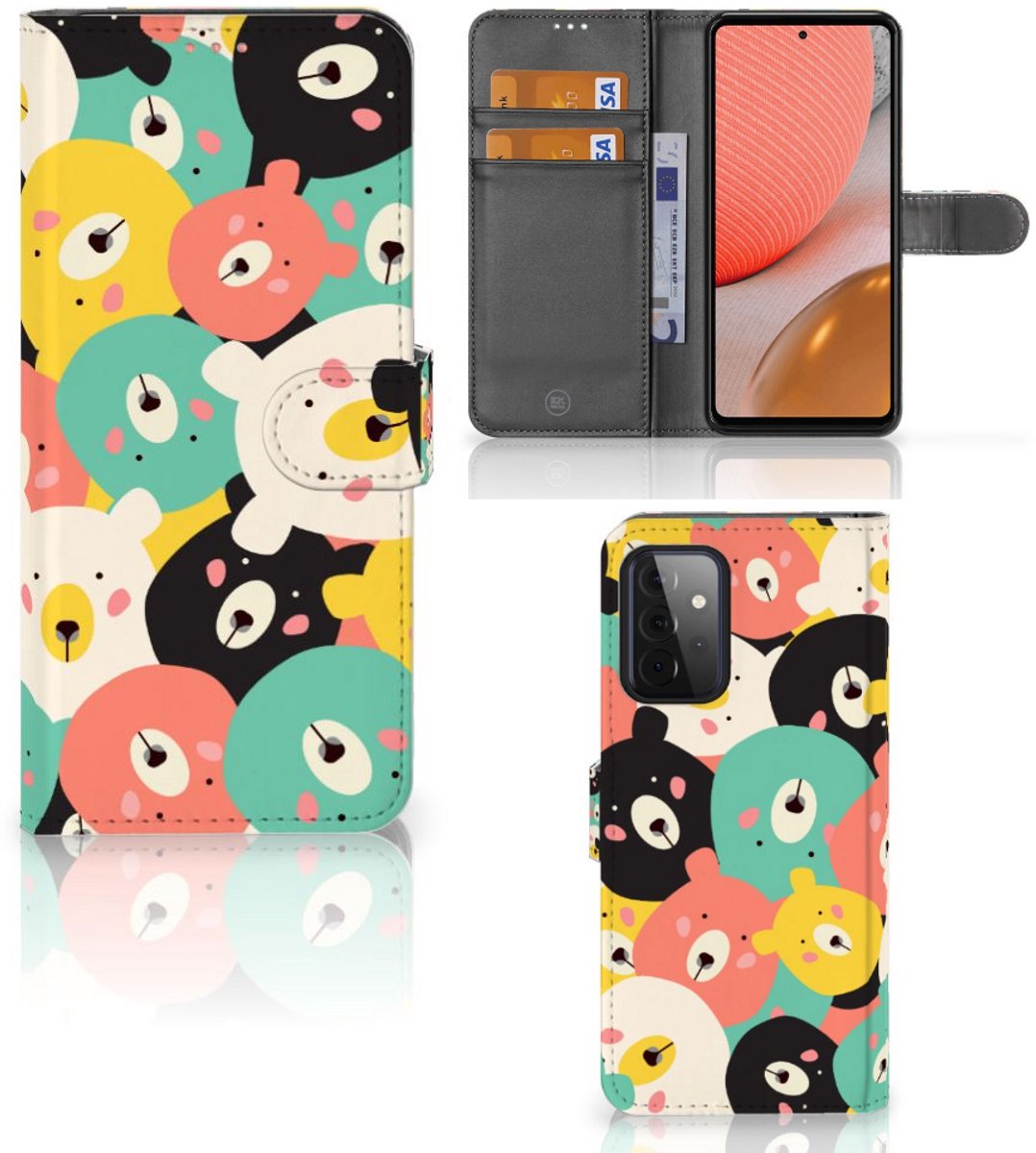 Samsung Galaxy A72 Leuk Hoesje Bears