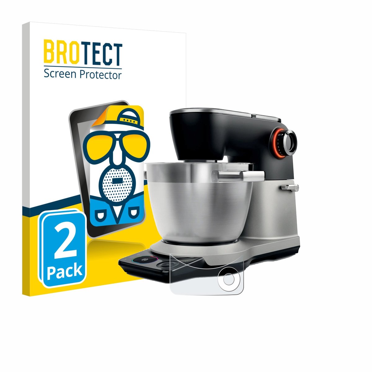 BROTECT - Screenprotector voor Bosch MUMS8ZS18 - Folie Beschermfolie matte 2 Stuks