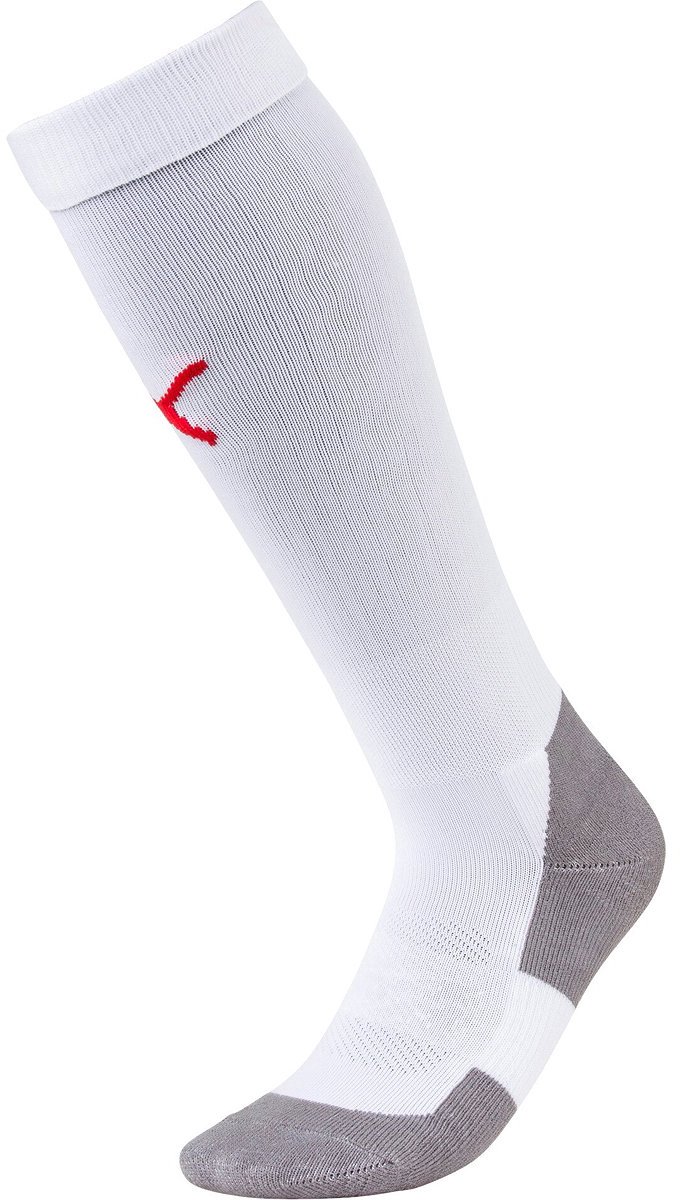 Puma Teamliga Voetbalkousen - Wit / Rood | Maat: 43-46
