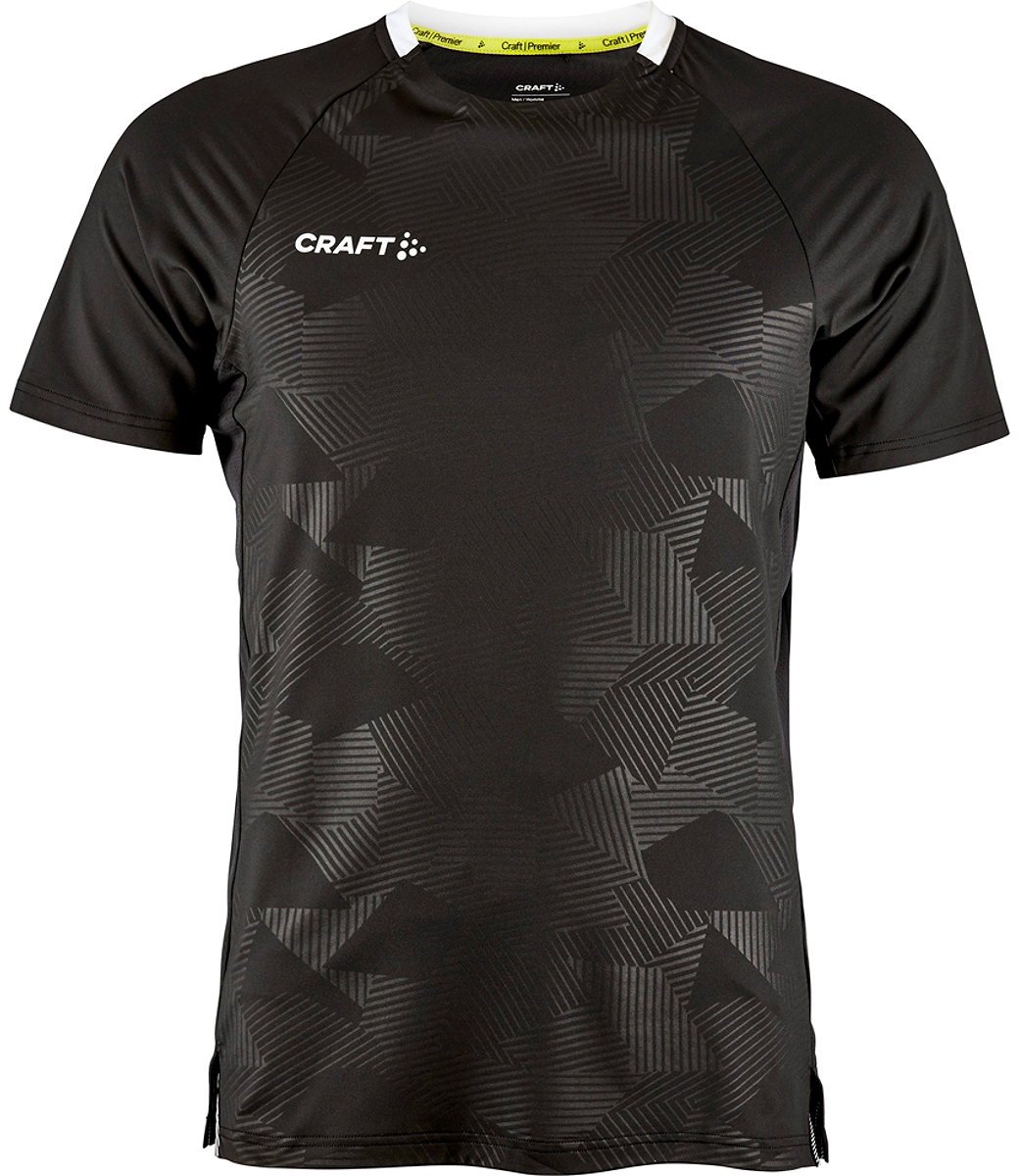 Craft Premier Solid Shirt Korte Mouw Heren - Zwart | Maat: S