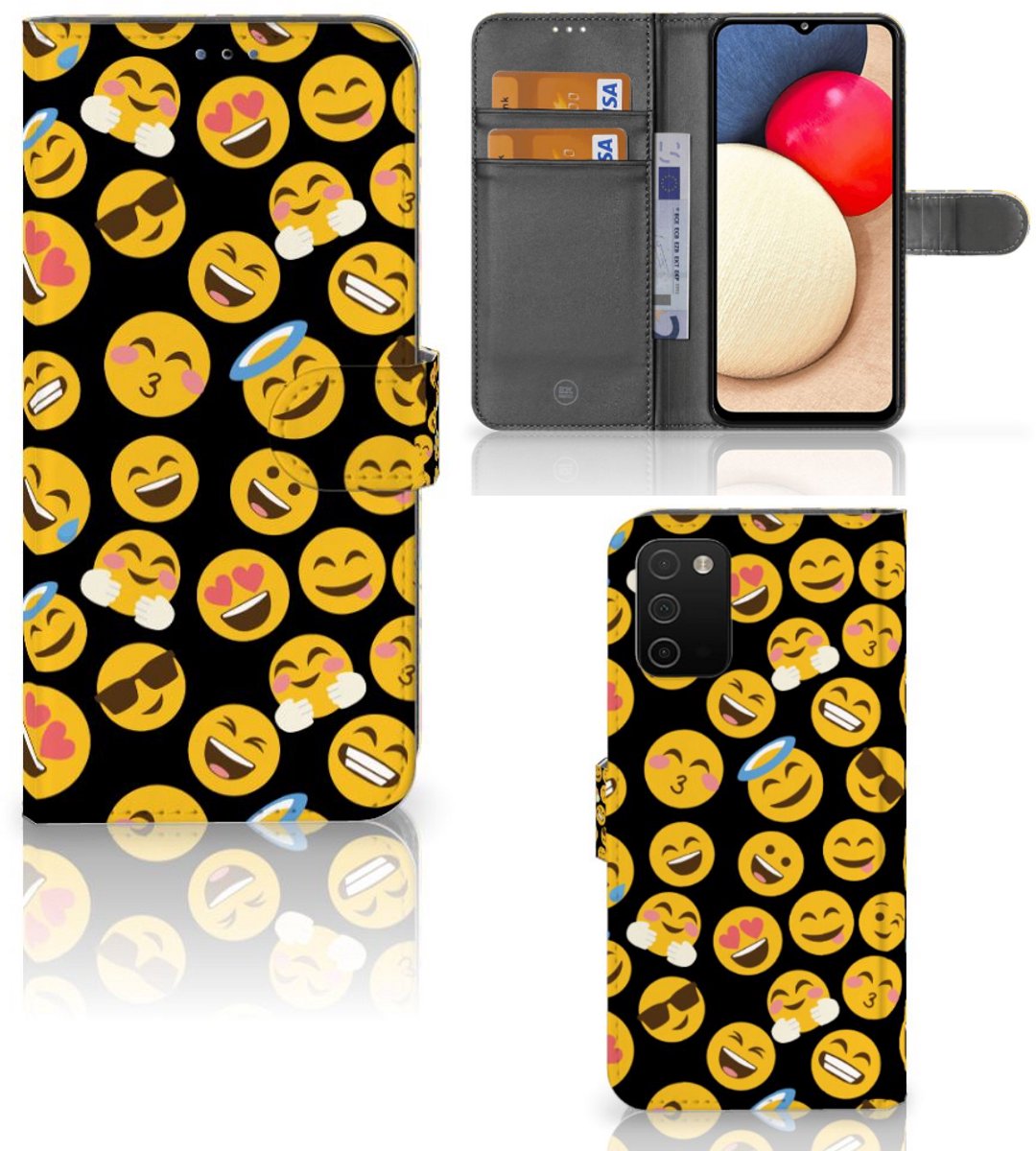 Samsung Galaxy A03s Telefoon Hoesje Emoji