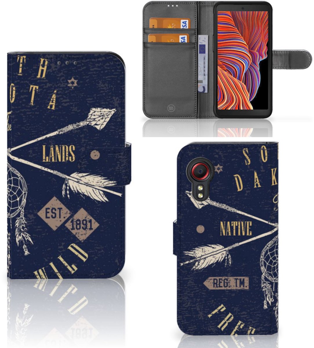 Samsung Galaxy Xcover 5 Flip Cover South Dakota