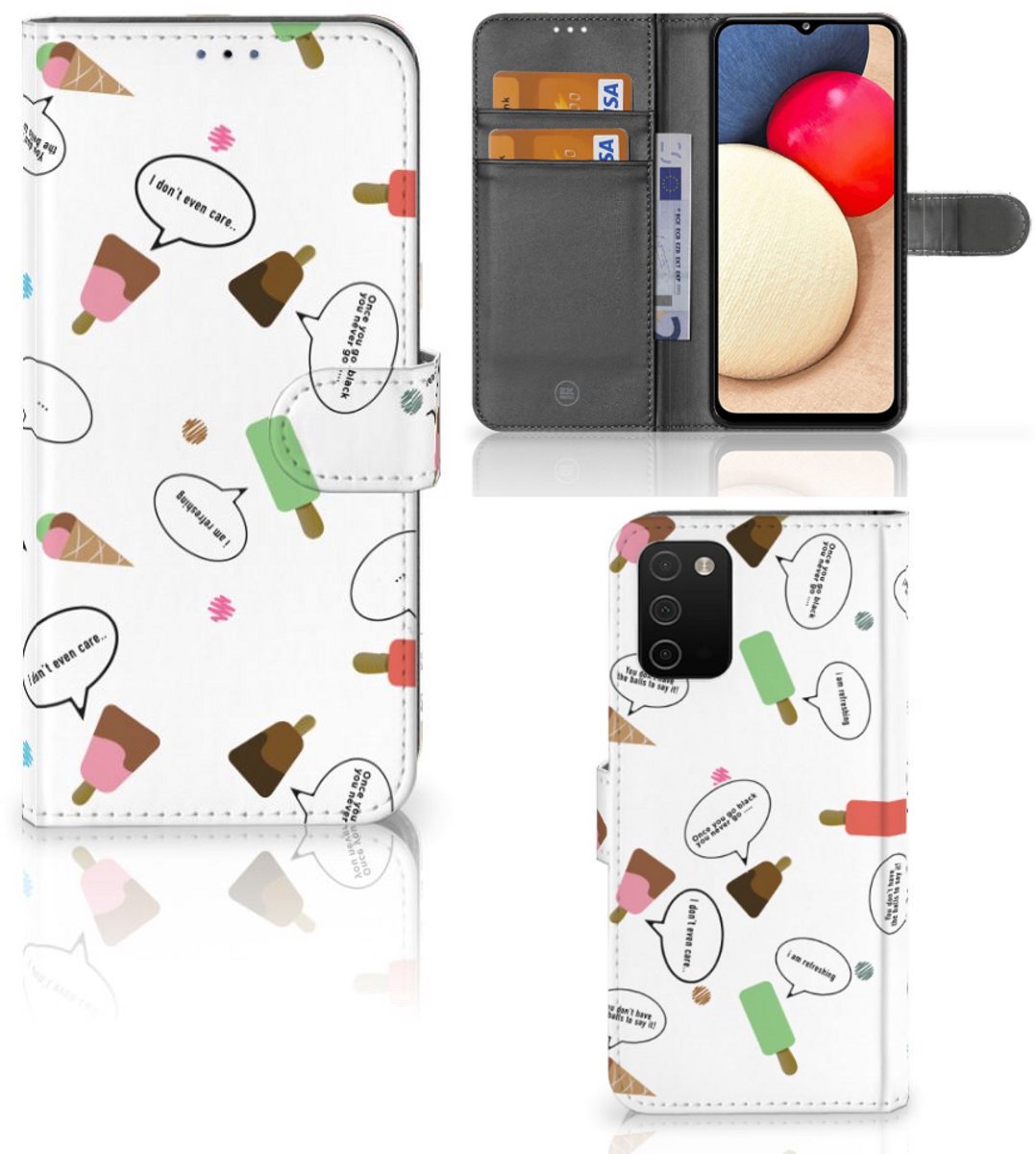 Samsung Galaxy A03s Book Cover IJsjes