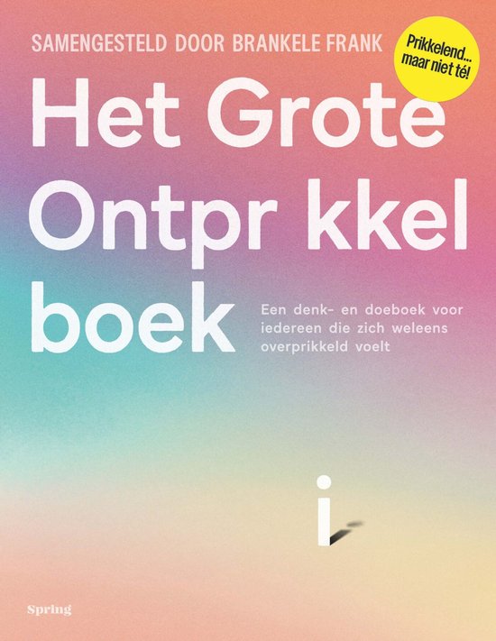 Het Grote Ontprikkelboek - cover