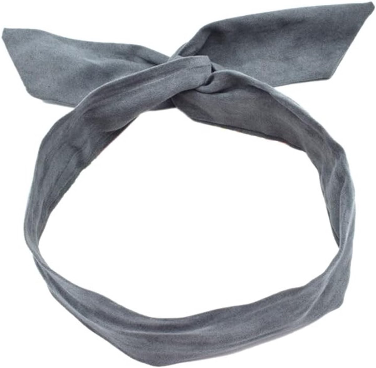 Retro Haarbanden voor Vrouwen, Buigzame Hoofdband met Strik, Vintage Haaraccessoires voor Dames en Meisjes, Grijs, Perfect voor Feestjes en Casual Stijl