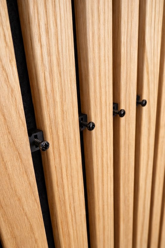 Schroefhaken voor akoestisch wandpaneel - 13 tot 15mm ruimte - Schroef clip -Akupanel - akoestische panelen - Akoestisch paneel - 4 stuks - Boren niet nodig - Versterkt materiaal