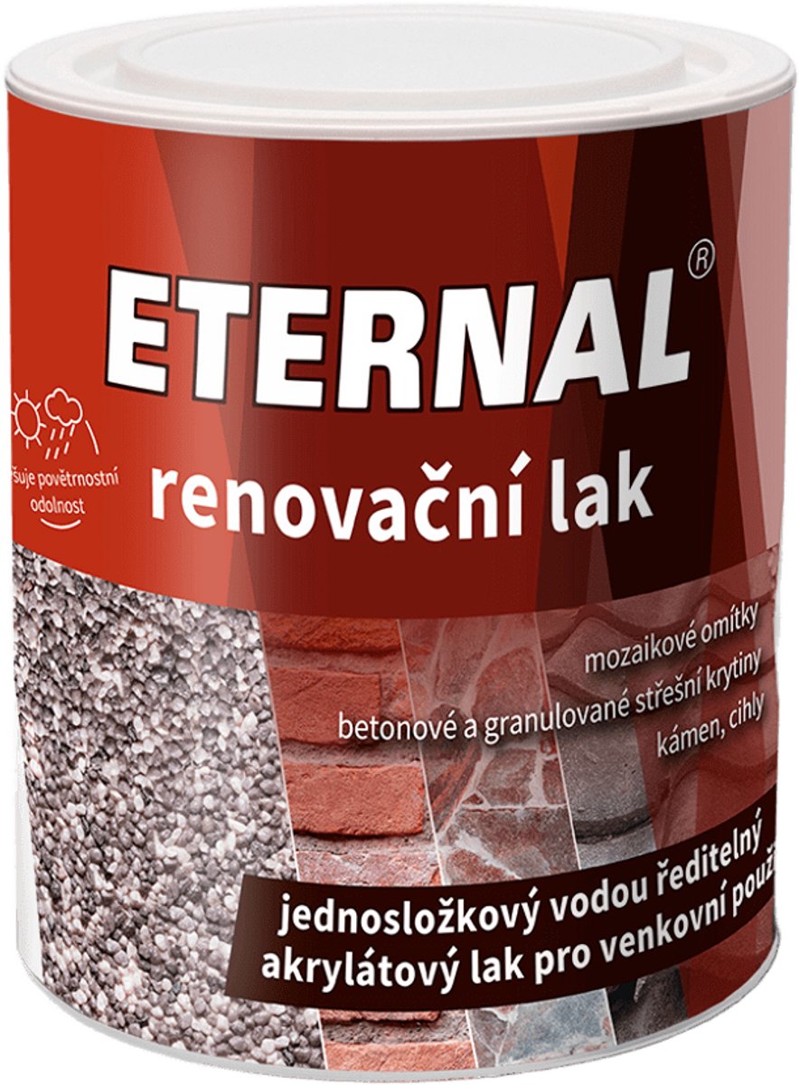 Eternal lak renovační 1 kg, Transparentní