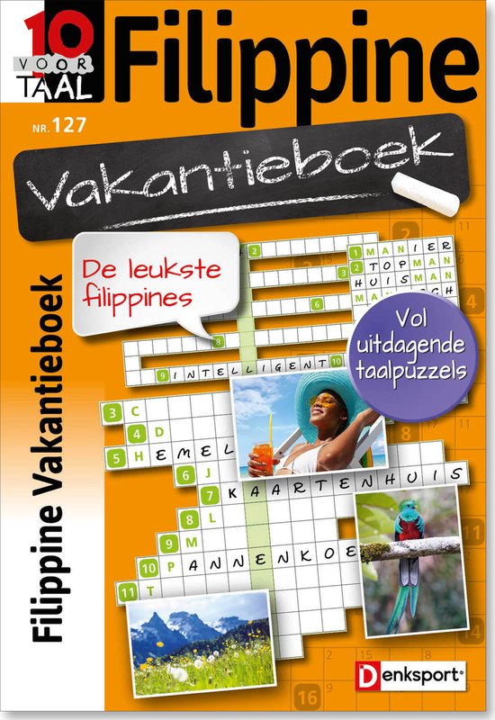 Denksport Puzzelboek 10 voor Taal - Filippine vakantieboek, editie 127