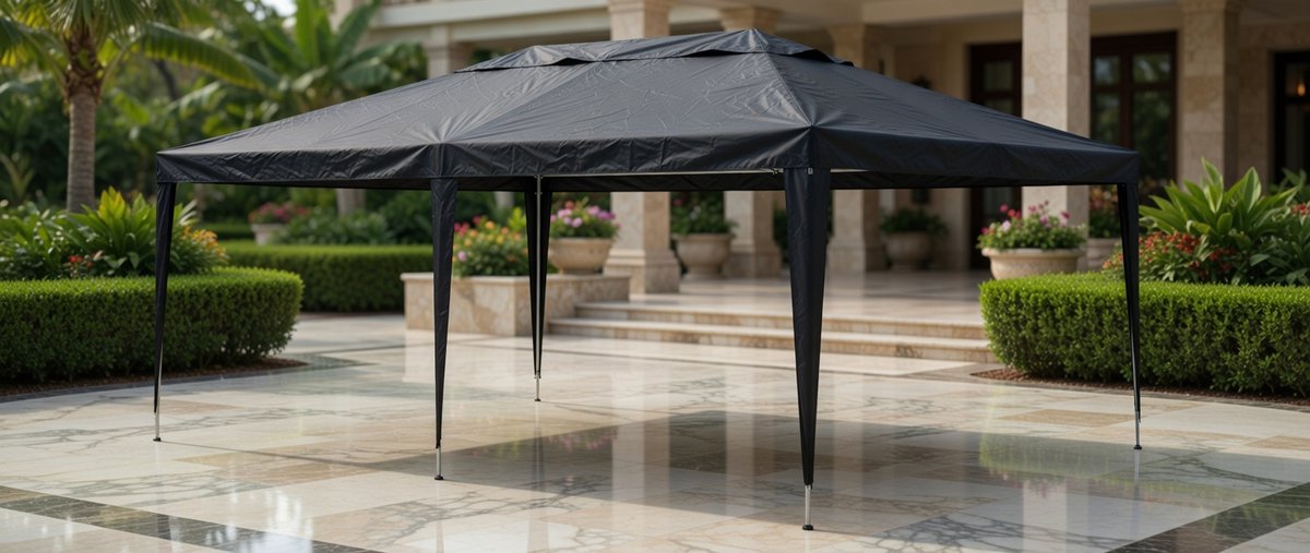 Luxe Waterdichte Partytent 4x6m – - 4x6m – UV Beschermde Tuinmarquee - Medahomestore