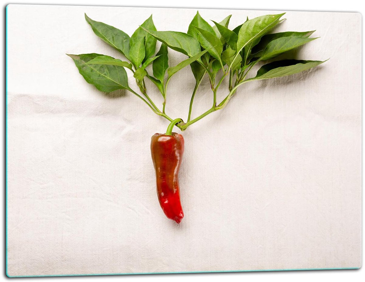 TMK ArtDeko - Snijplank - 52x40 cm - Glas - Paprika