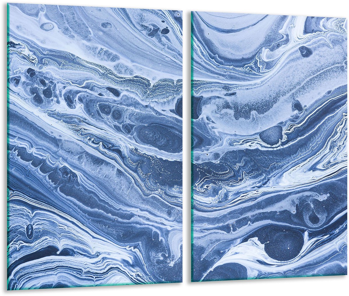 TMK ArtDeko - Snijplank - Glas - 30x52 cm - Marmereffect