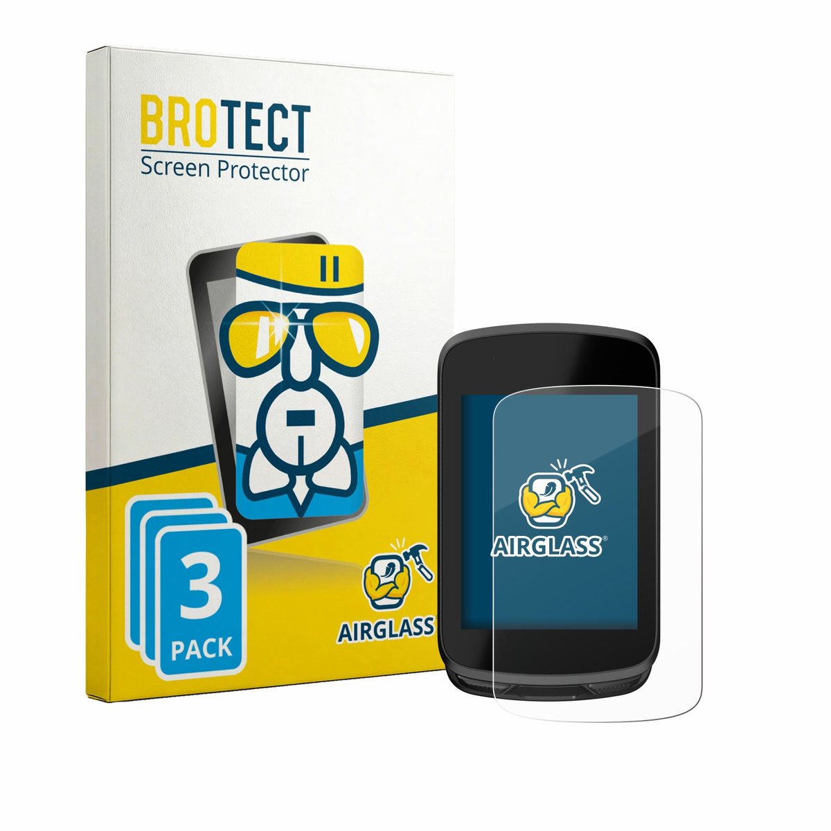 Screenprotector 3 Stuks voor Magene C606 Pro Beschermglas transparant