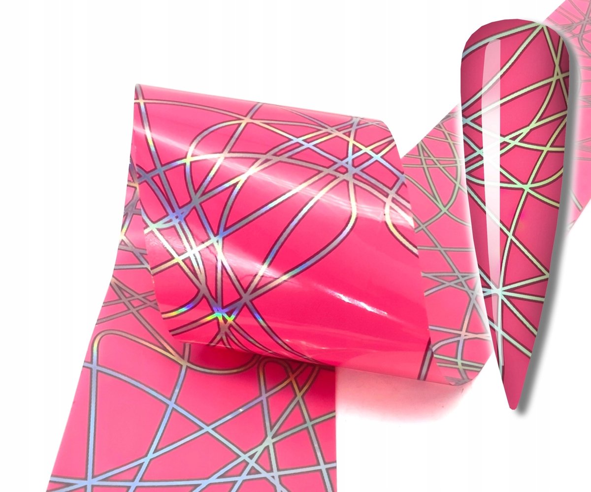 Frezarkowo - Folie Transfer - Roze - 100x4cm - Strepen
