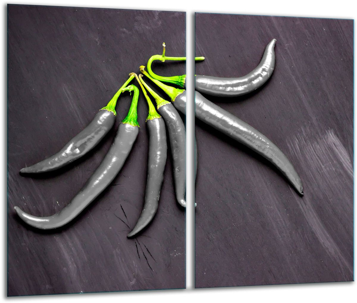 TMK ArtDeko - Snijplank - Paprika Ontwerp - 30x52 cm - Gehard Glas