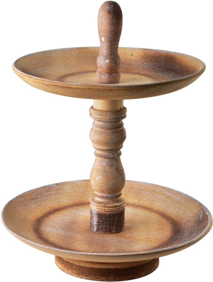 DAZ DAZ-serie - Decoratieve Schaal - 2 Niveaus - 21/24x30cm
