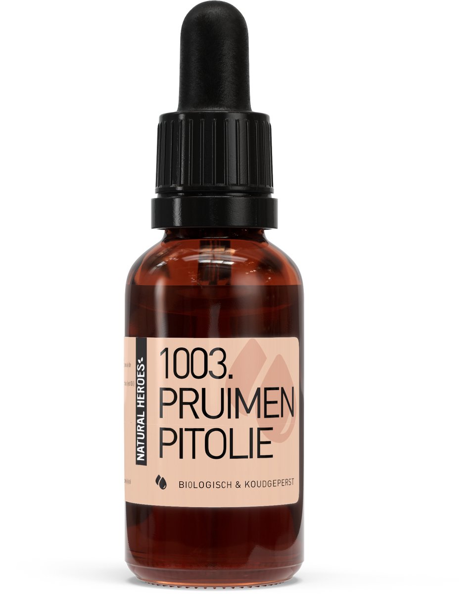Natural Heroes - Pruimenpitolie (Biologisch & Koudgeperst) 30 ml