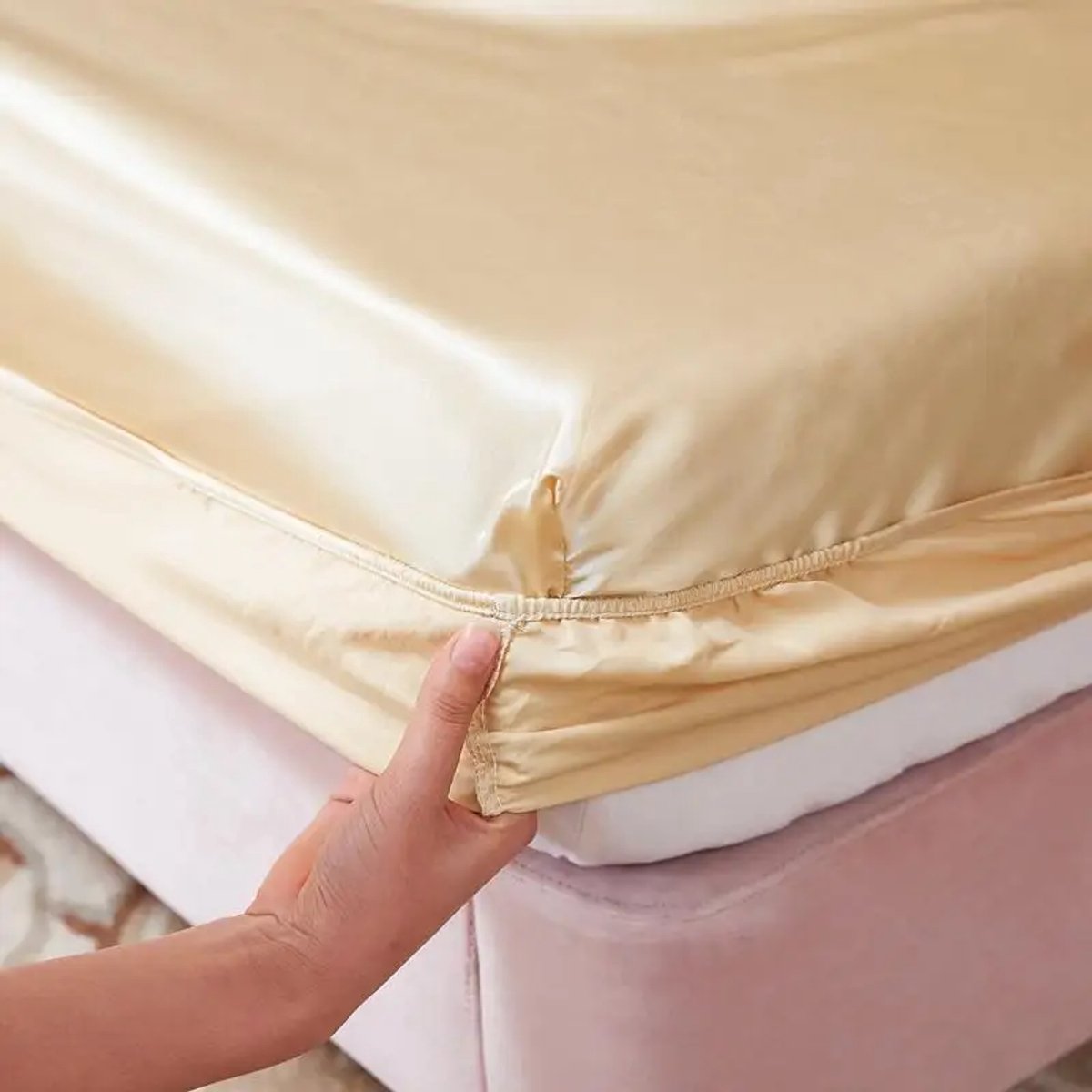 Robas beauty silk hoeslaken 140 x 200 cm.