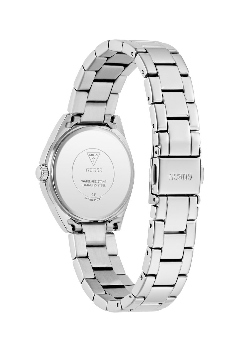 Guess Bette Quartz Analoog Horloge Silver Tone Behuizing: 100% Roestvrij Staal| Armband: Roestvrij Staal 29 mm U1423L1M, U1423L5M, U1423L6M