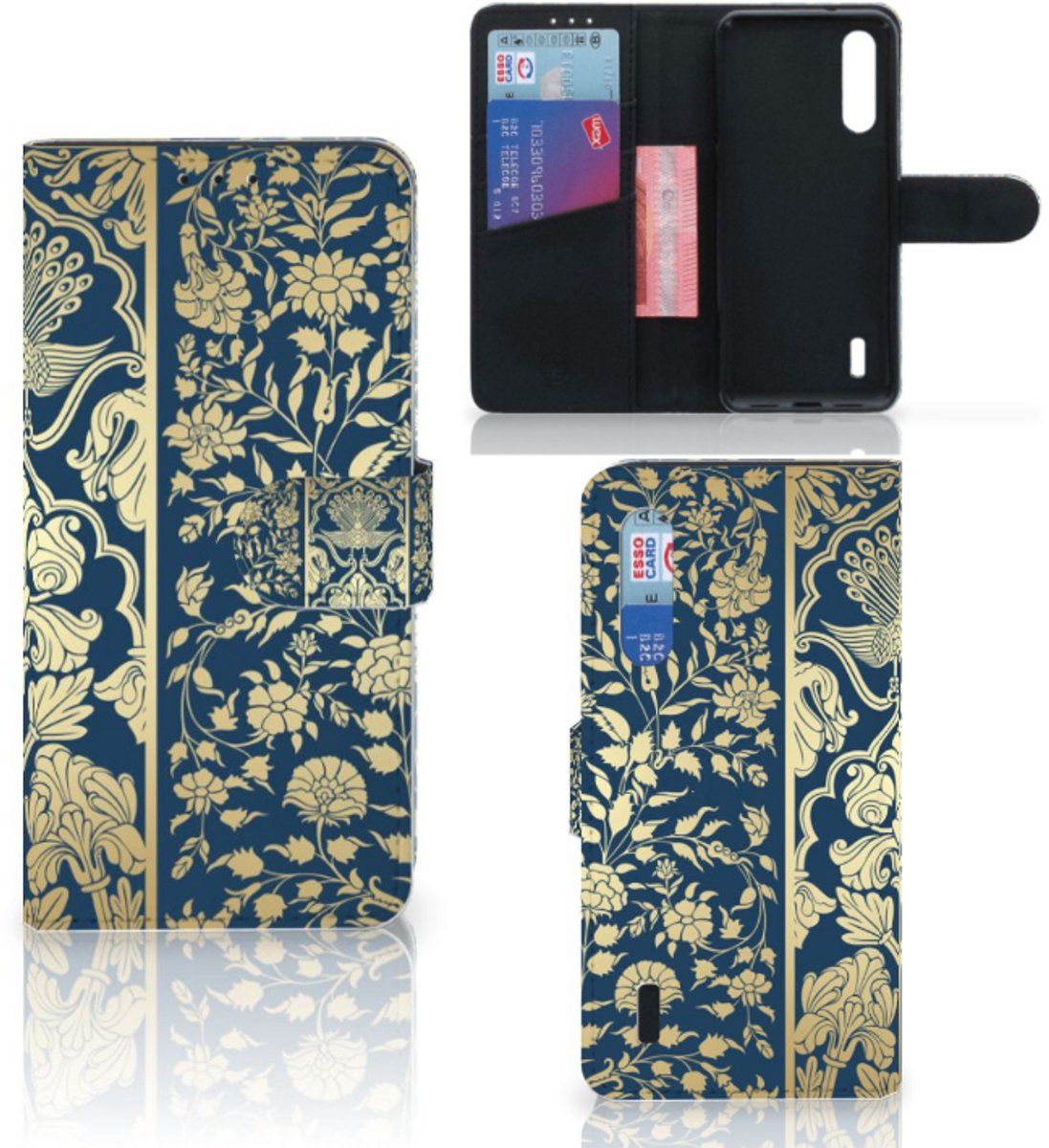 Xiaomi Mi 9 Lite Hoesje Beige Flowers