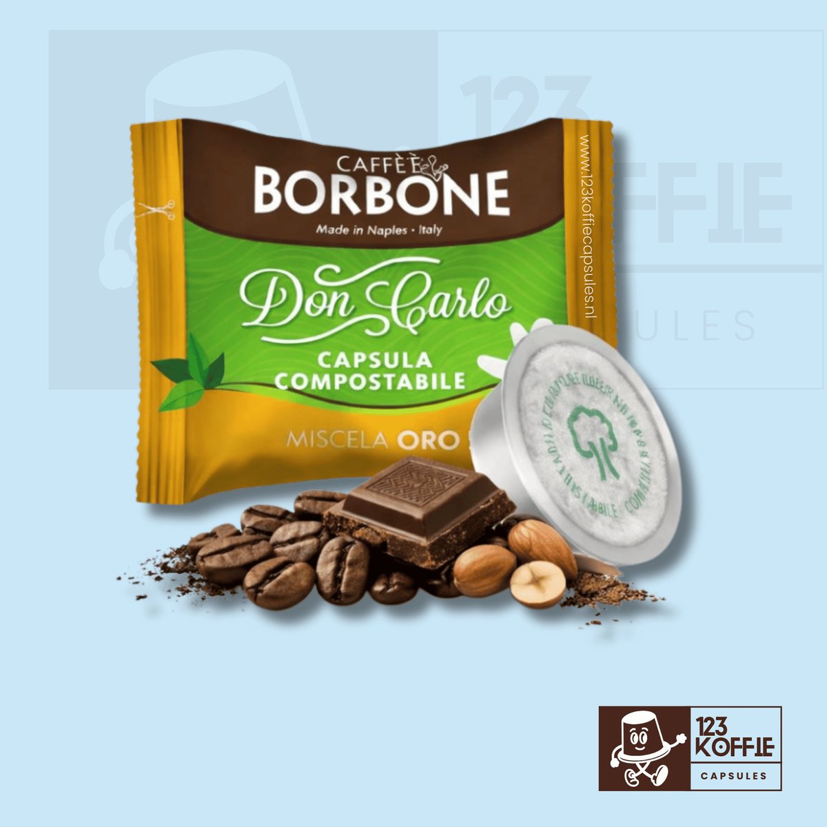 Borbone Oro composteerbare capsules A Modo Mio 100 stuks