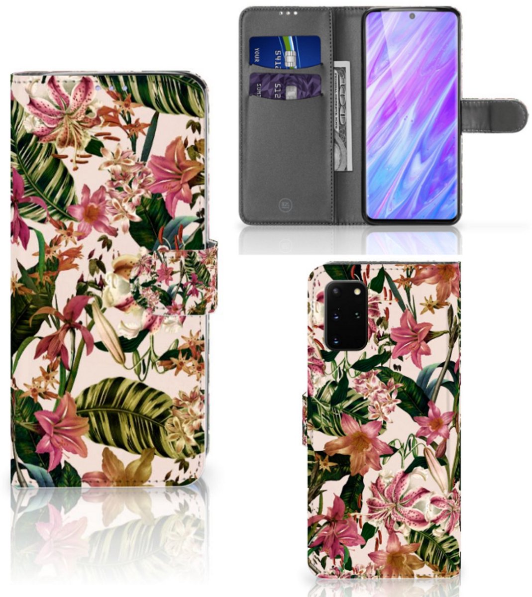 Samsung Galaxy S20 Plus Hoesje Flowers