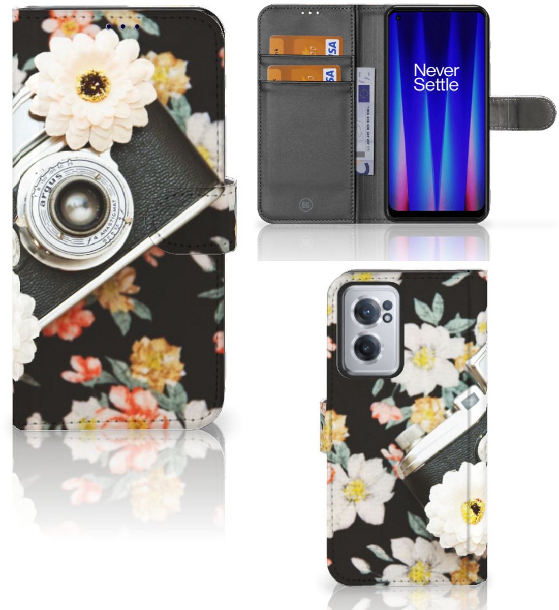 OnePlus Nord CE 2 Telefoonhoesje met foto Vintage Camera
