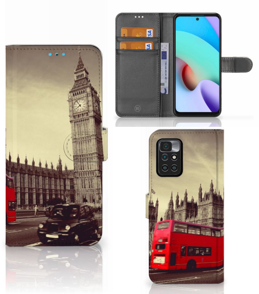 Xiaomi Redmi 10 Flip Cover Londen