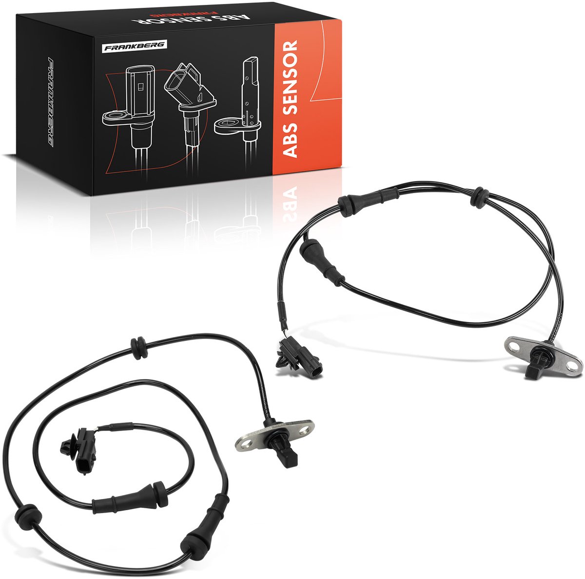 Frankberg 2x ABS Sensor Achteras voor Nissan NP300 D23 Renault Alaskan