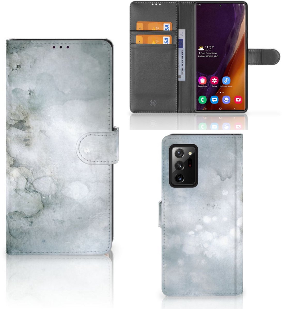Hoesje Samsung Galaxy Note20 Ultra Painting Grey