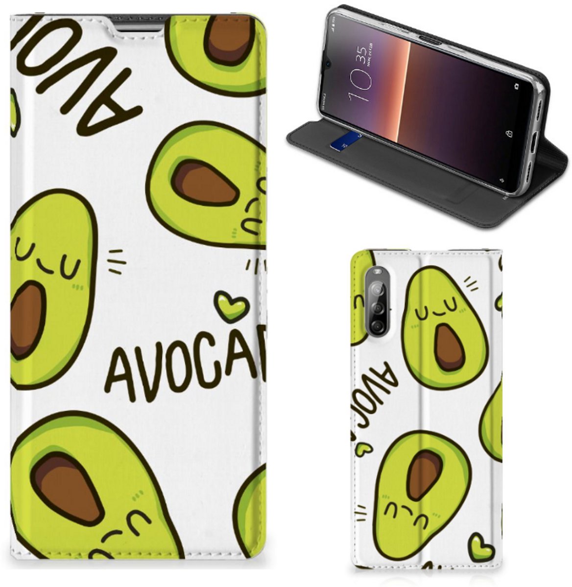 Sony Xperia L4 Magnet Case Avocado Singing