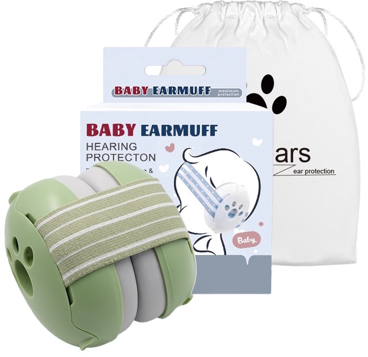 Eco Baby Roze Baby Gehoorbeschermers
