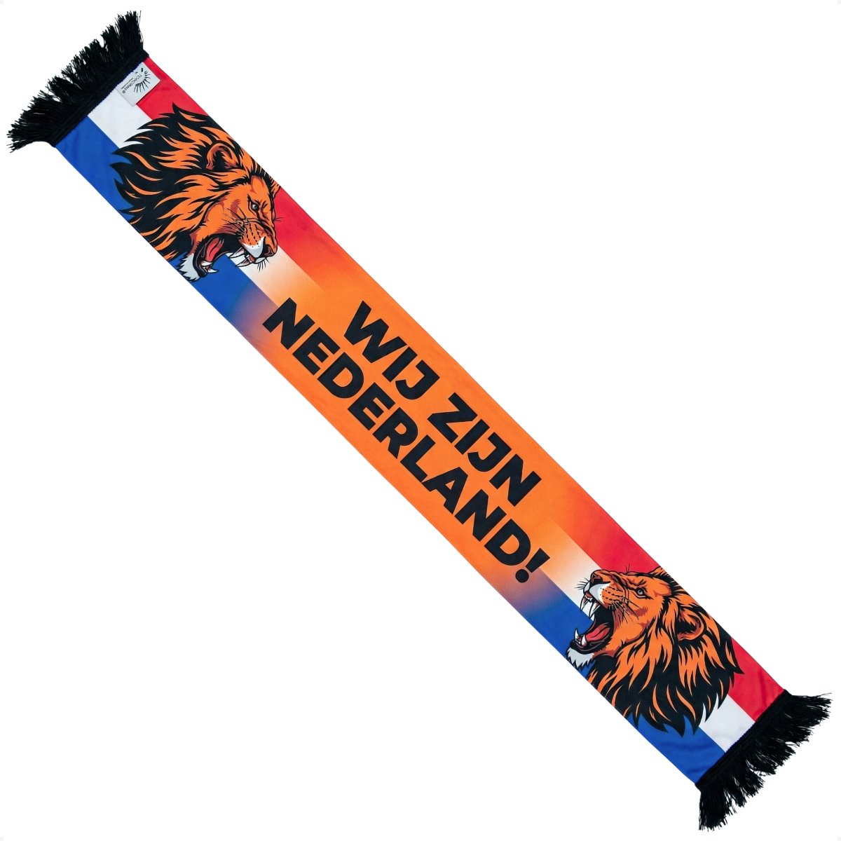 Oranje sjaal WK 2026 - Dubbelzijdig - 145 x 17 cm - Wij Zijn Nederland