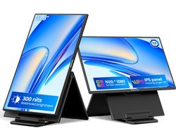 Blackview Table 10 Portable Monitor - 23,8 Inch Full HD Draagbare monitor - Draagbaar scherm met USB-C & HDMI - Plug & Play