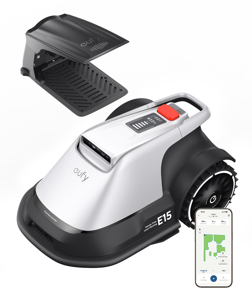 eufy E15 Robotgrasmaaier met Slimme Navigatie en - eufy - €1.099,00