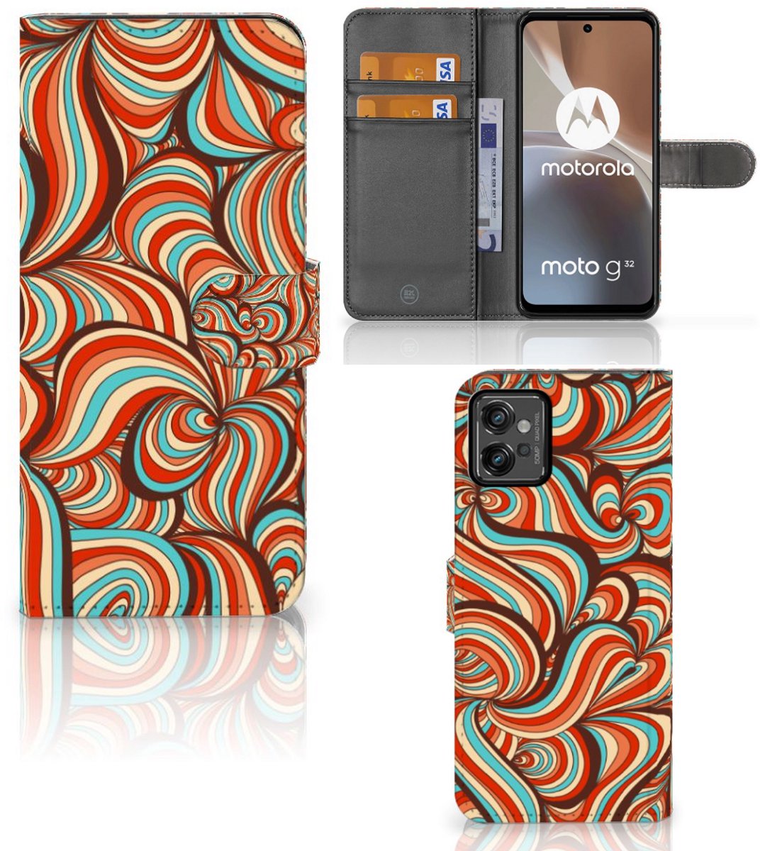 Motorola Moto G32 Hoesje Retro