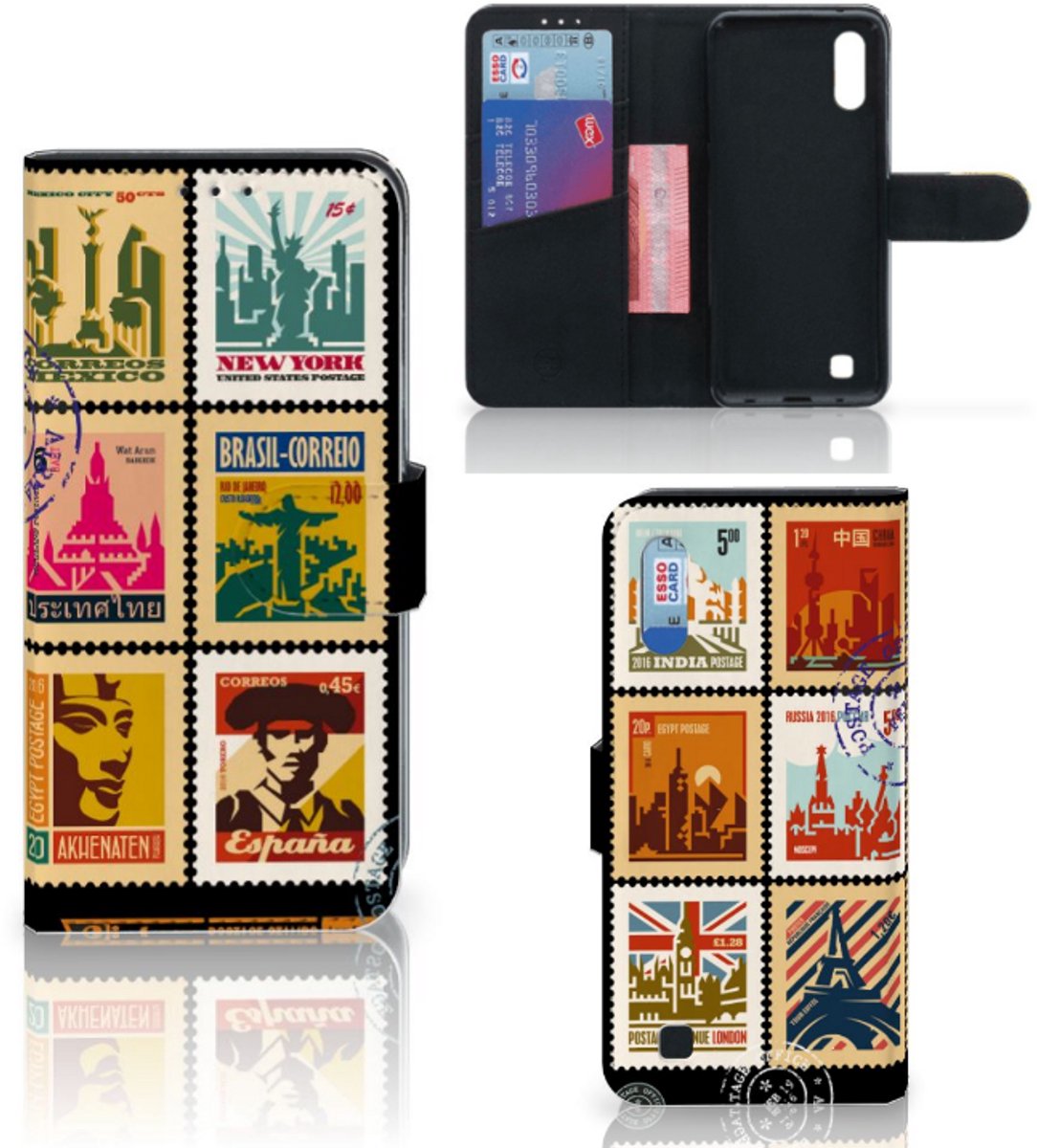 Samsung Galaxy M10 Flip Cover Postzegels