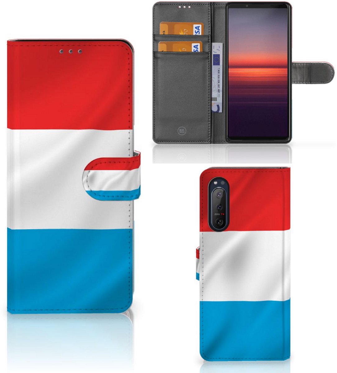 Sony Xperia 5II Bookstyle Case Luxemburg