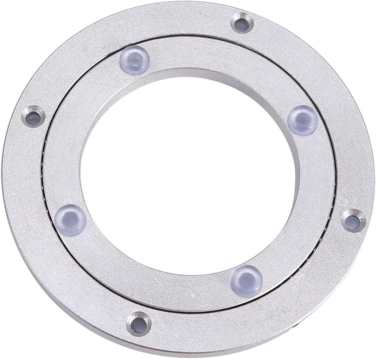 Draaiplateau van Aluminium voor Eettafel, Zware Rotatie, 4 Inch, Ideaal voor Gemakkelijke Toegang en Servies
