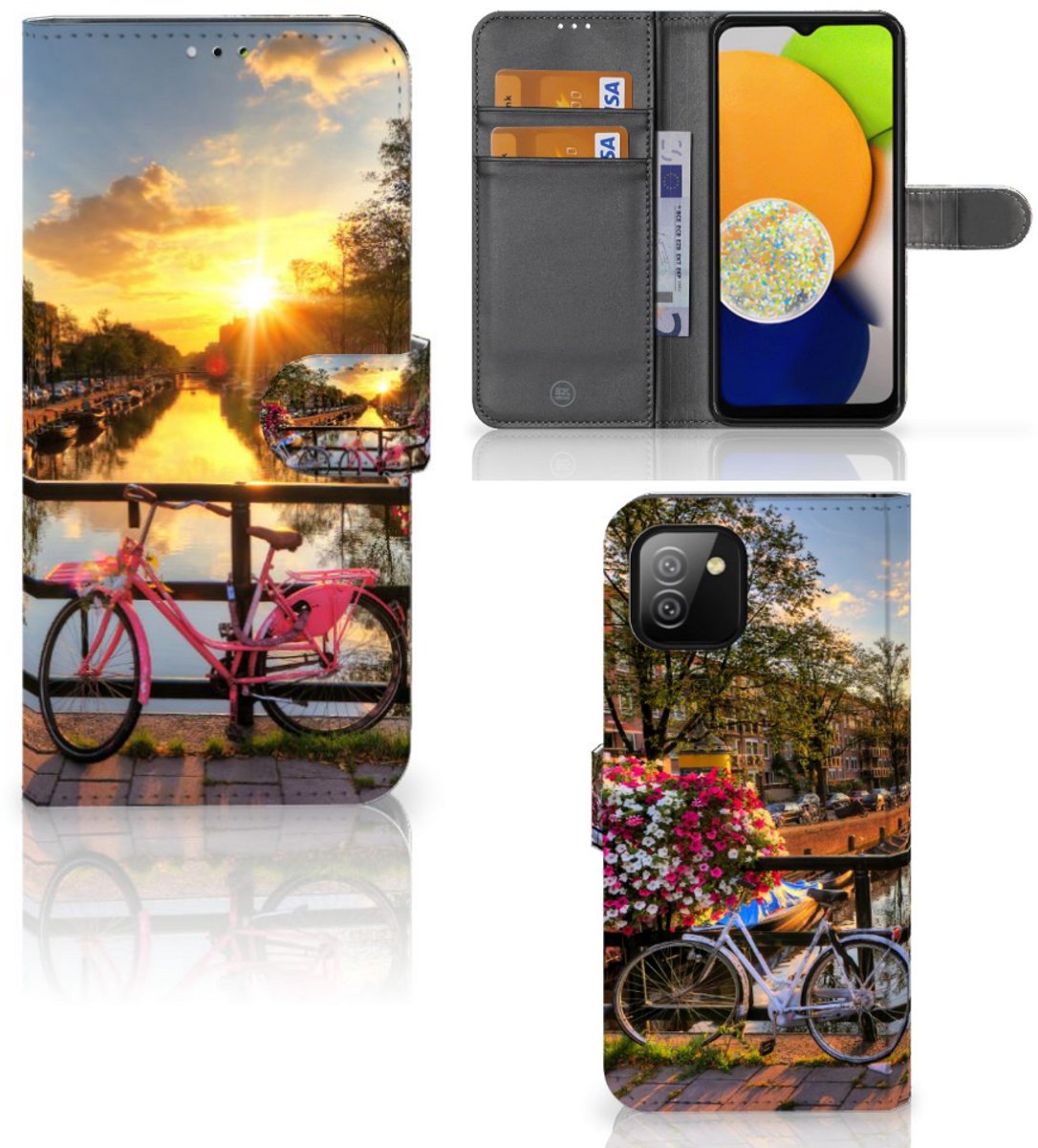 Samsung Galaxy A03 Flip Cover Amsterdamse Grachten