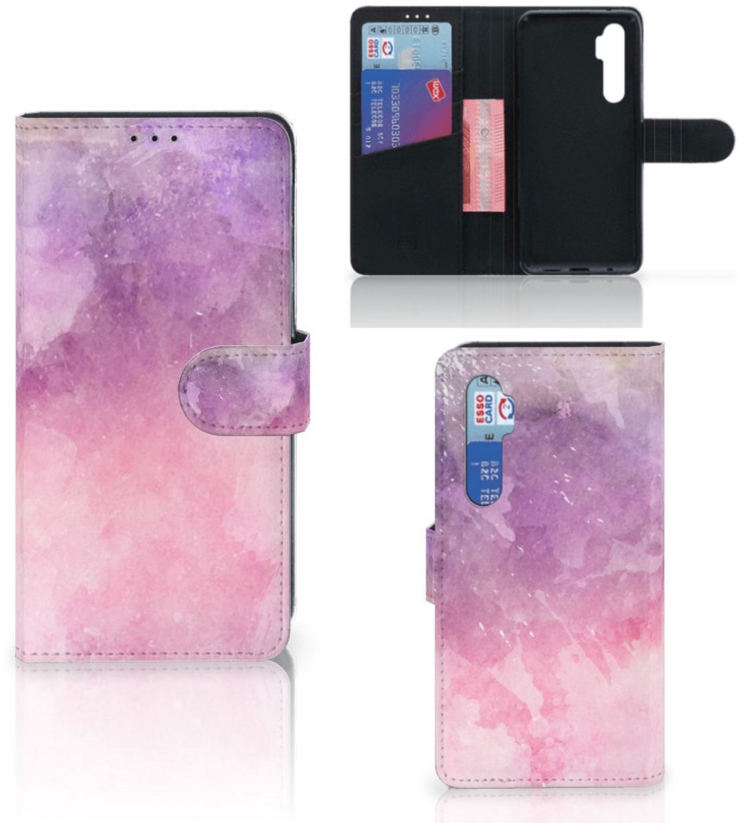 Hoesje Xiaomi Mi Note 10 Lite Pink Purple Paint